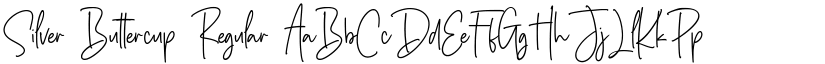 Silver Buttercup Regular font