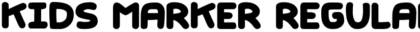 Kids Marker Regular font