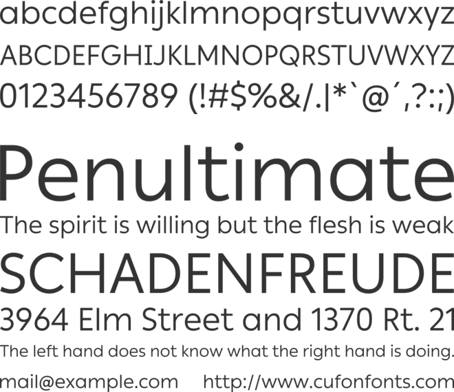 Ping LCG font preview