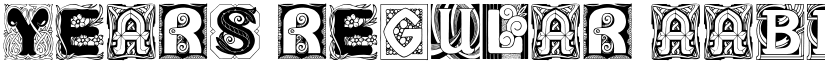 Years Regular font
