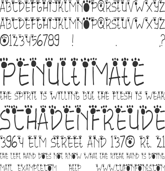 MOULIE font preview