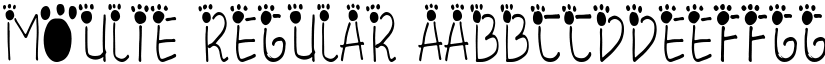 MOULIE Regular font