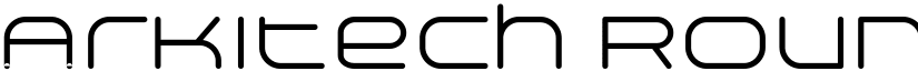 Arkitech Round Light font