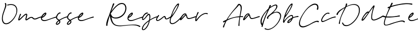 Omesse Regular font