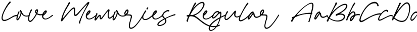 Love_Memories Regular font