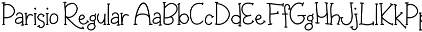 Parisio Regular font