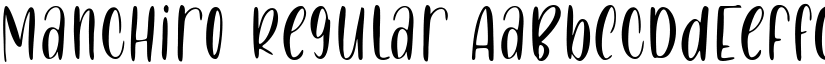 Manchiro font download