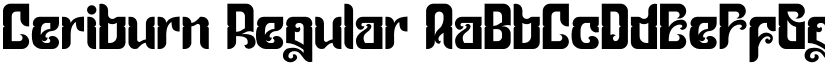 Ceriburn Regular font