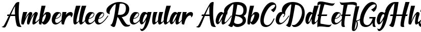 Amberllee font download