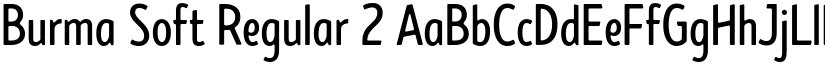 Burma Soft Regular 2 font
