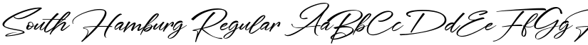 South Hamburg Regular font