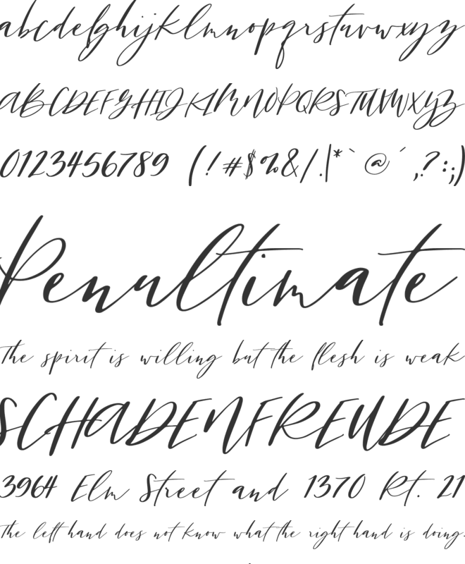 San Clemente font preview