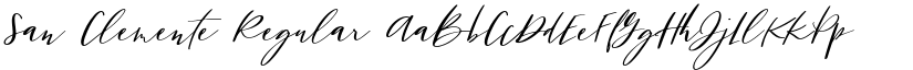 San Clemente Regular font