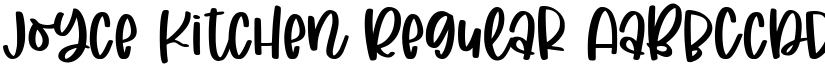 Joyce Kitchen Regular font