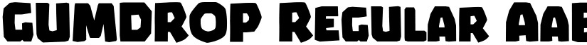 GUMDROP Regular font