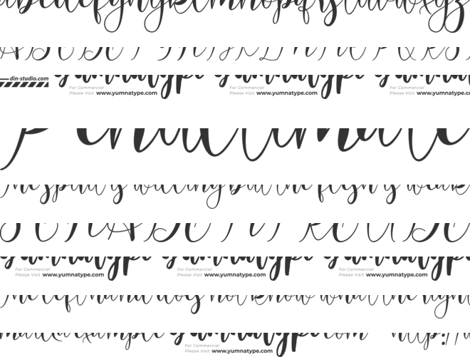 Carlista Personal Use font preview