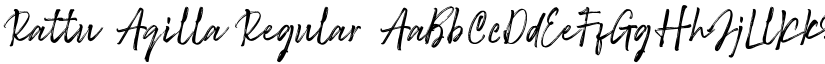 Rattu Aqilla Regular font