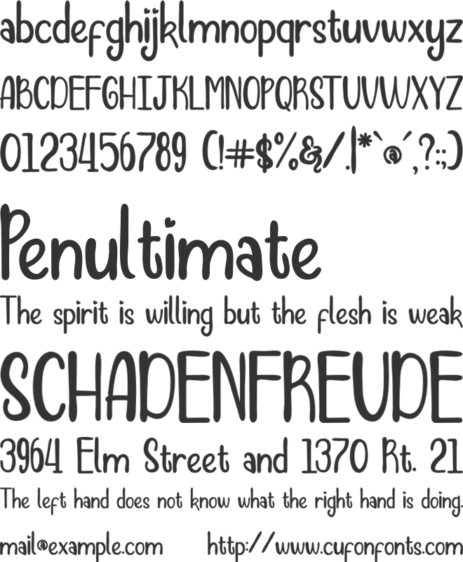 Jangkids font preview