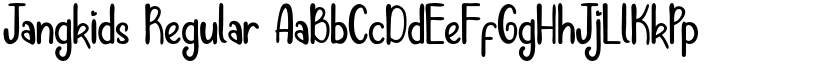 Jangkids Regular font