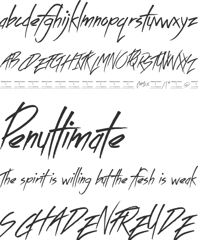 Sticky Pops PERSONAL USE ONLY font preview