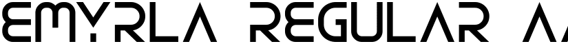 EMYRLA Regular font