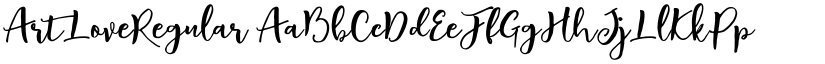 ArtLove Regular font