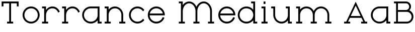Torrance Medium font