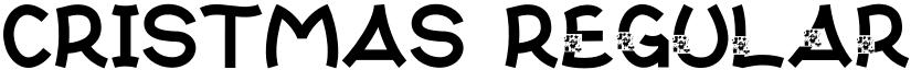 CRISTMAS Regular font