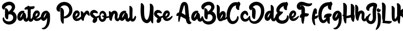 Bateg font download