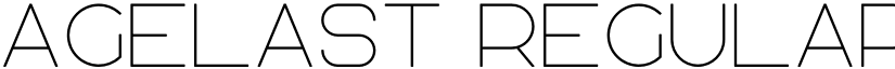 Agelast Regular font