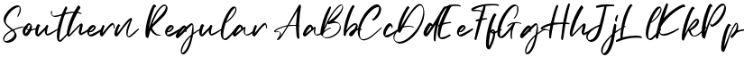 Southern Regular font