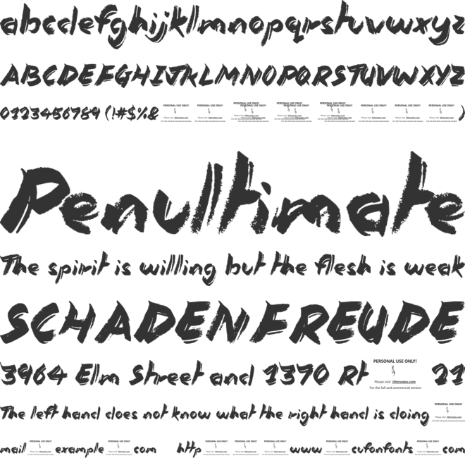 Monkey Kingdom (PERSONAL USE ONLY) font preview