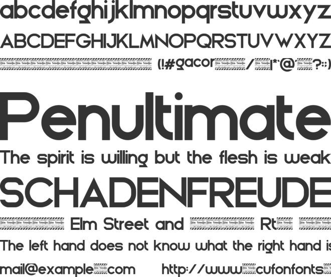 Gacor Personal Use font preview