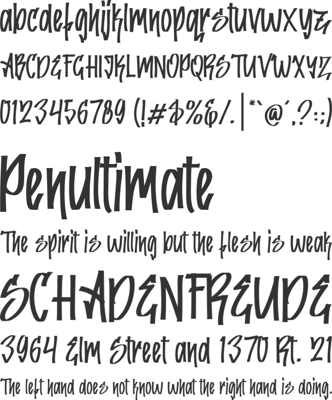 Greatwriten font preview