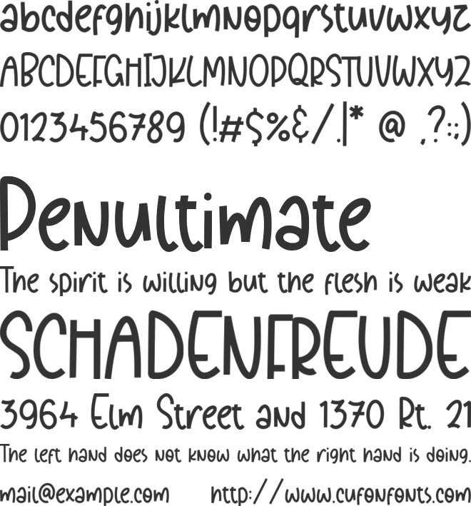 Diamond Midnight font preview