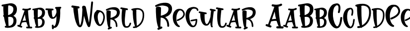 Baby World Regular font