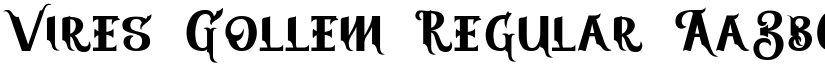 Vires Gollem Regular font