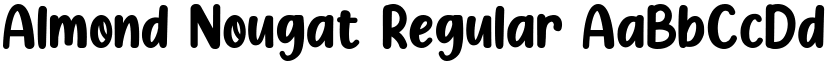 Almond Nougat Regular font