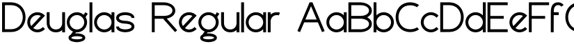 Deuglas Regular font