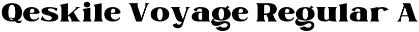 Qeskile Voyage Regular font