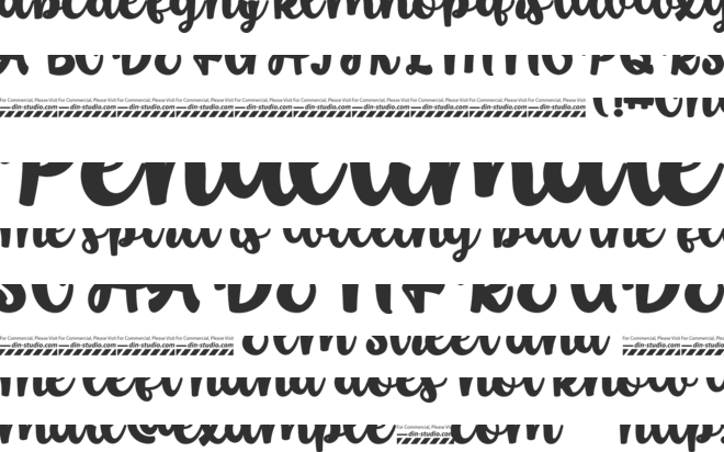 Chyali Personal Use font preview