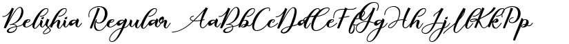 Belishia Regular font