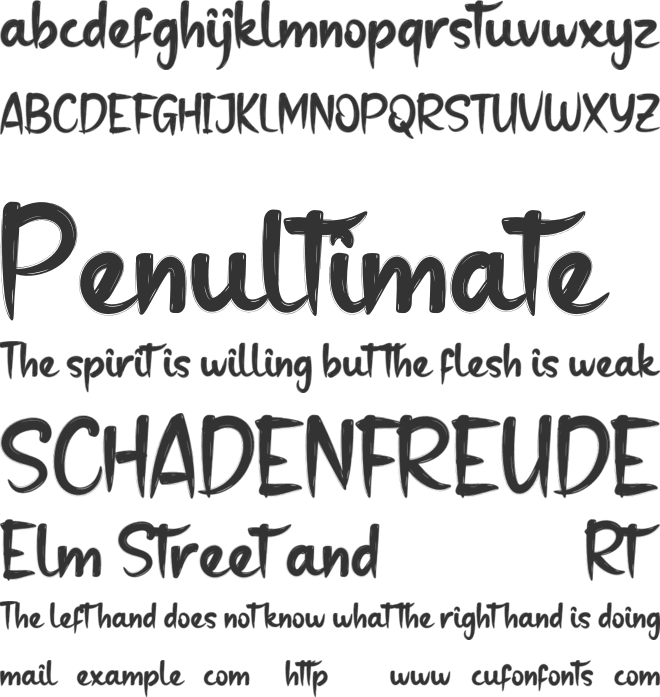 Skotteng font preview