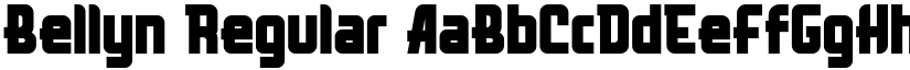 Bellyn Regular font