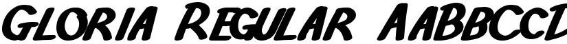 Gloria Regular font