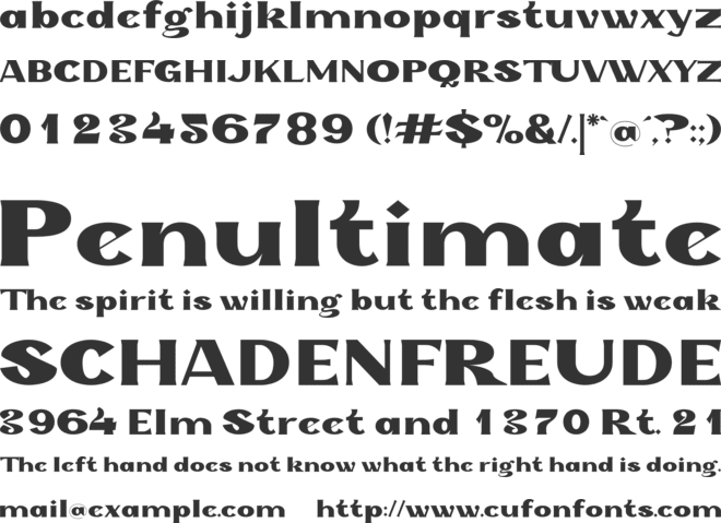 Golden Day font preview