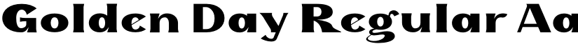 Golden Day Regular font