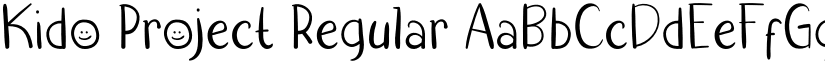 Kido Project Regular font