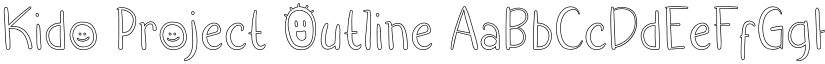 Kido Project Outline font