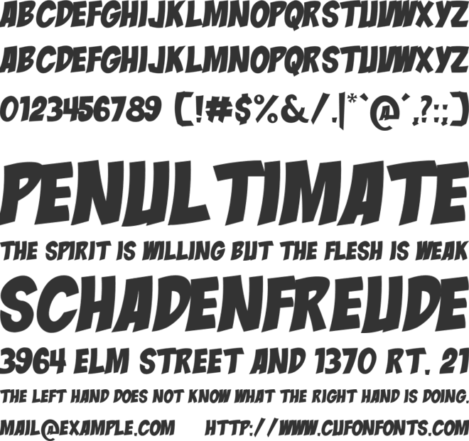 Dunkelheit font preview